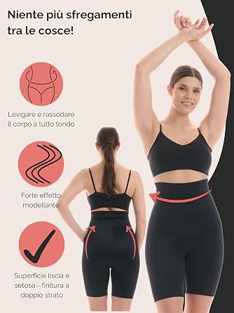 Pantaloncini Shapewear A Vita Alta Per Le Donne Controllo Della