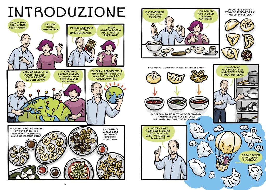 Dumplings. Un libro di cucina a fumetti