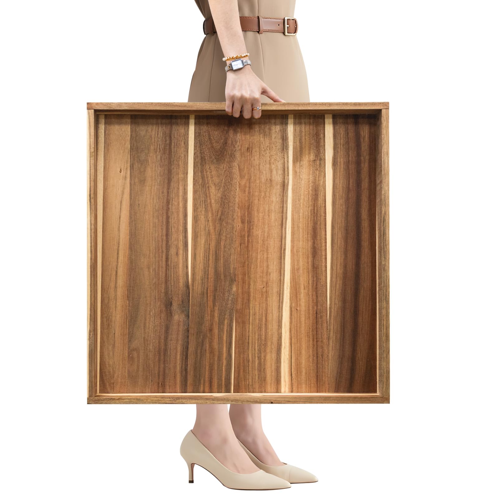 Amazon.com: MAONAME Extra Large Square Ottoman Tray, 24