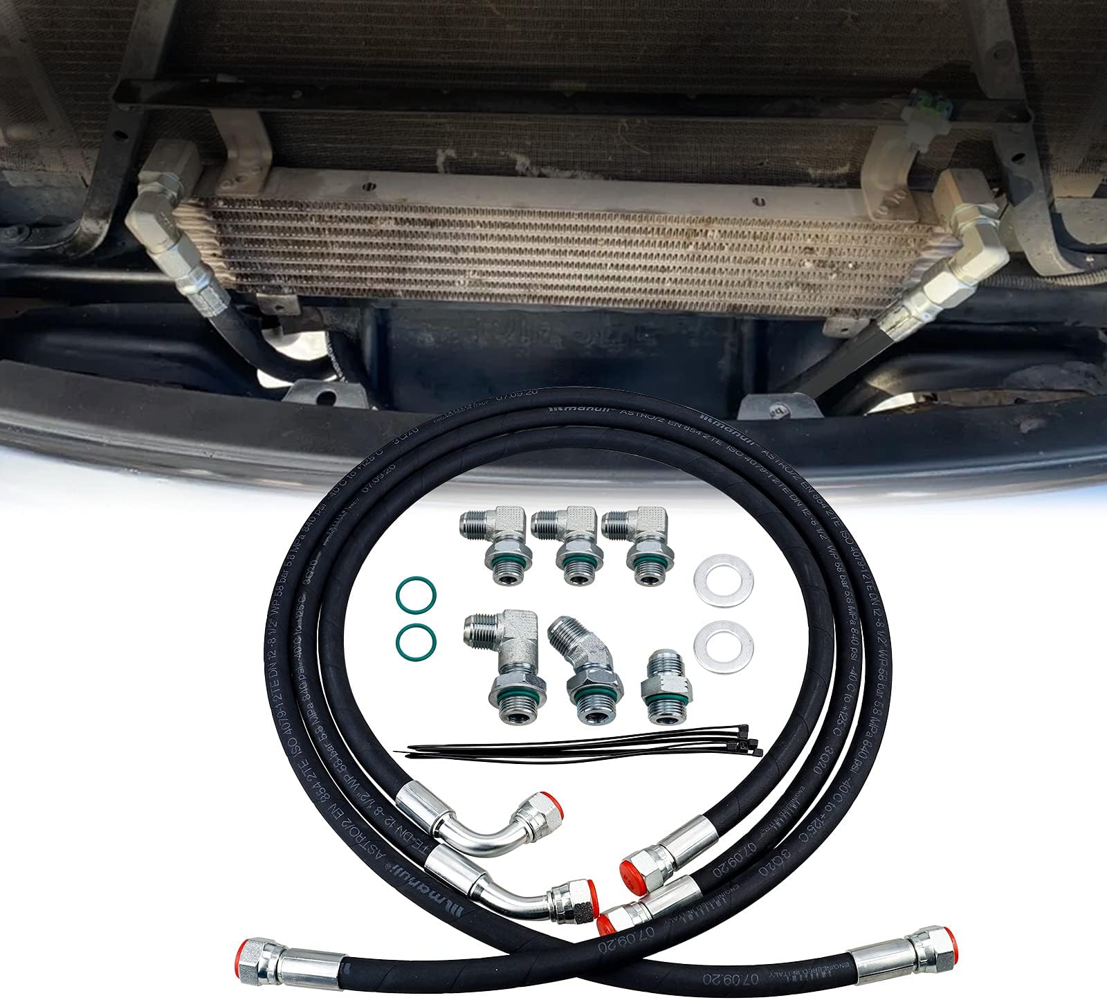 Heavy Duty Upgraded Allison Transmission Cooler Lines 2001