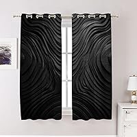 Vista 138 de Maritime Ocean Cafe Curtains,Anchors Nautical Art Blackout Tier Curtain Multilayer Polyester Short Kitchen Drapes 2 Pack 26X24 Inches Anclajes