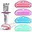 LOVEINUSA Toothpaste Tube Squeezer Dispenser, 4PCS Hanging Tooth Paste Clips Roller Squeezer Holder for Saving Toothpaste Facial Cleanser Creams Paint Hair Gel Glue