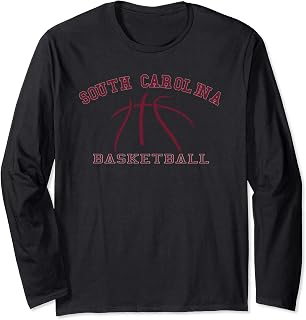 South Carolina Basketball Graphic Fan Apparel Hoops Gear Long Sleeve T-Shirt