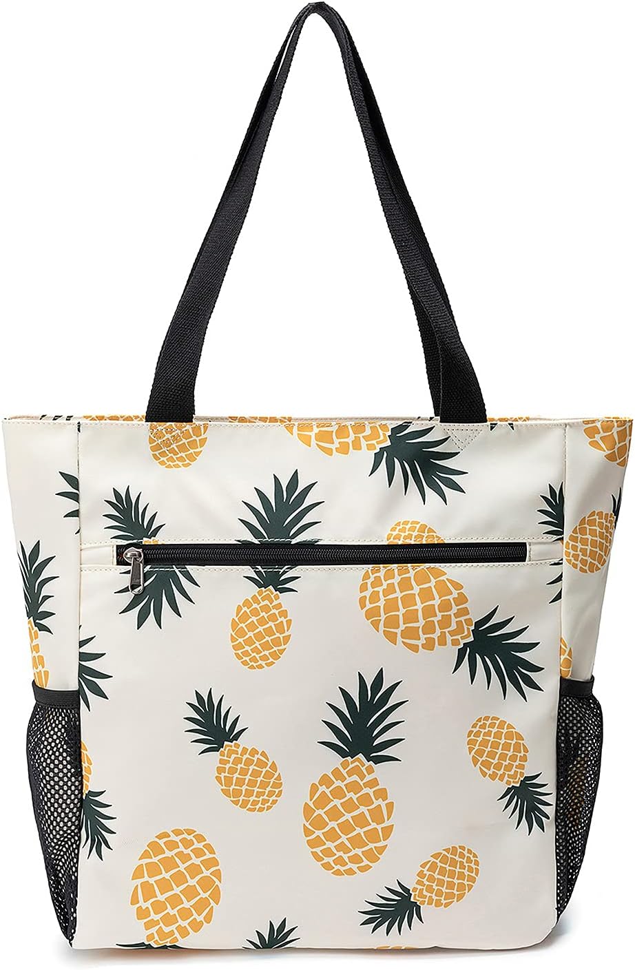 ETidy Large Capacity Foldable Tote Bag With Zipper Water-resistant SandproofWomen Beach Bag Handbag GymBag Travel ShoppingBag - Image 2