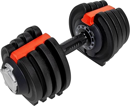 Miniatura 9 de BodySport - Mancuernas ajustables de 40 libras, incluye 12 pesas libres, que van de 3 a 40 libras, ideales para entrenamientos de gimnasio en casa y