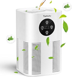 Air Purifiers for Pet,Tailulu Home Air Cleaner For Bedroom up to 600 sq.ft 22db with Fragrance Sponge for Dust Smoke Pollen Dander Hair Smell and Pet Odor, Small Air Cleaner for Office Living Room