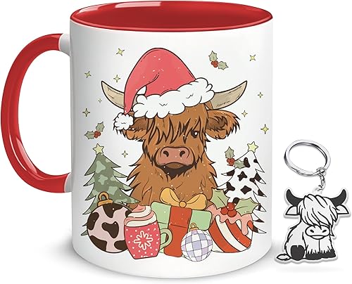 Vista 63 de Hyturtle Regalos personalizados para amantes de las ardillas, con sombrero de Papá Noel, taza de café de cerámica con nombre personalizado, taza