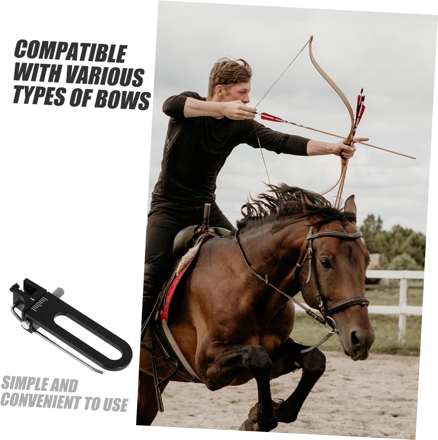 Precision Recurve Arrow Rest with Feature for Enhanced Shooting Accuracy Sturdy Accessory for Recurve Bows and Archery Practice