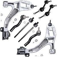 Vista 1222 de Detroit Axle - Kit de suspensión frontal de 8 piezas para Dodge Journey 2009-2015, 2 brazos de control inferiores, 2 rótulas, 2 varillas