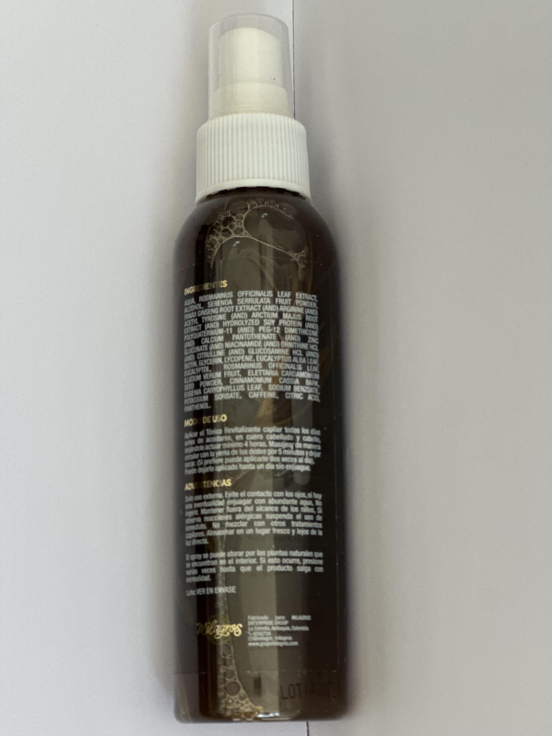 TONICO REVITALIZANTE MILAGROS