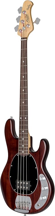Sterling by Music Man StingRay Ray4 Bass Guitar in Walnut Satin