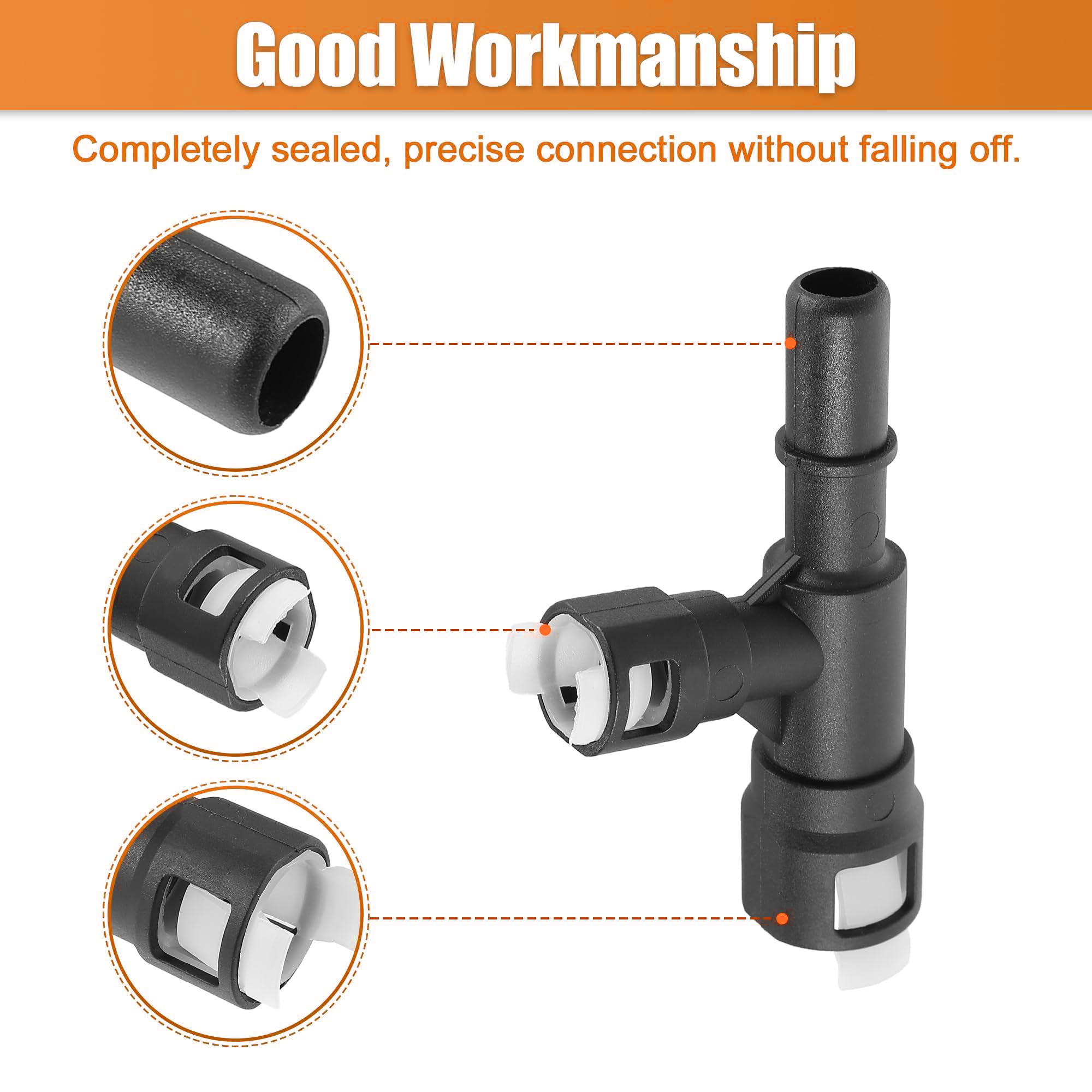 Heater Inlet Hose Connector Tee For Chevy Tahoe GMC Yukon Cadillac - View #3