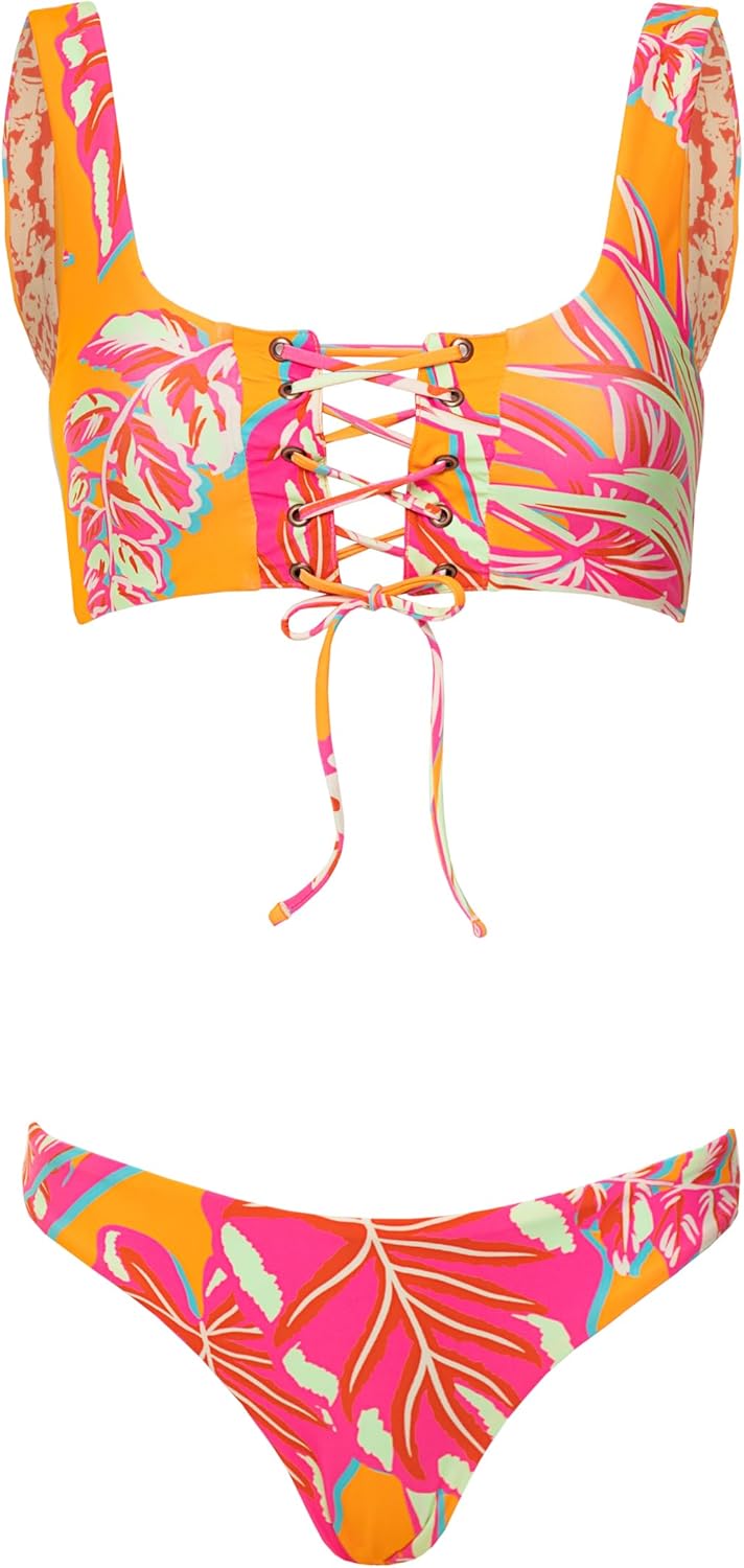 Maaji Womens Dazzle Top Bralette Lace Up Bralette - Image 9