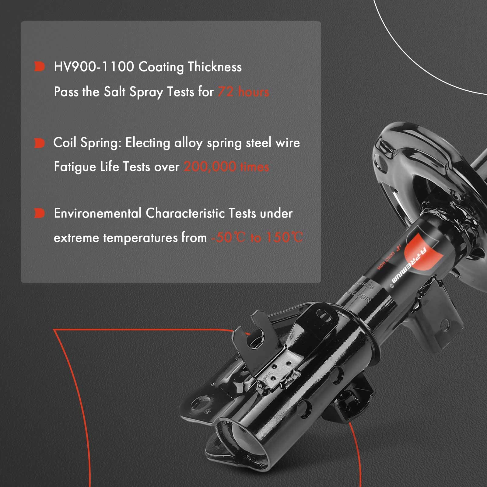 Amazon.com: A-Premium Front Pair (2) Strut Assembly Compatible