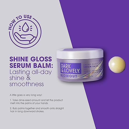 Miniatura 2 de SoftSheen-Carson Dark and Lovely Blowout - Suero para el cabello con aceite de ricino, para rizos y todo tipo de cabello, 3.4 onzas líquidas