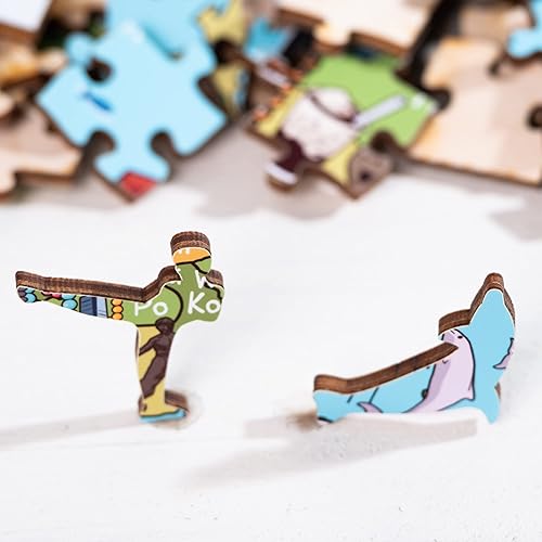 Miniatura 6 de Rompecabezas de madera con mapa de Hong Kong de 152 piezas, 15 x 10 pulgadas