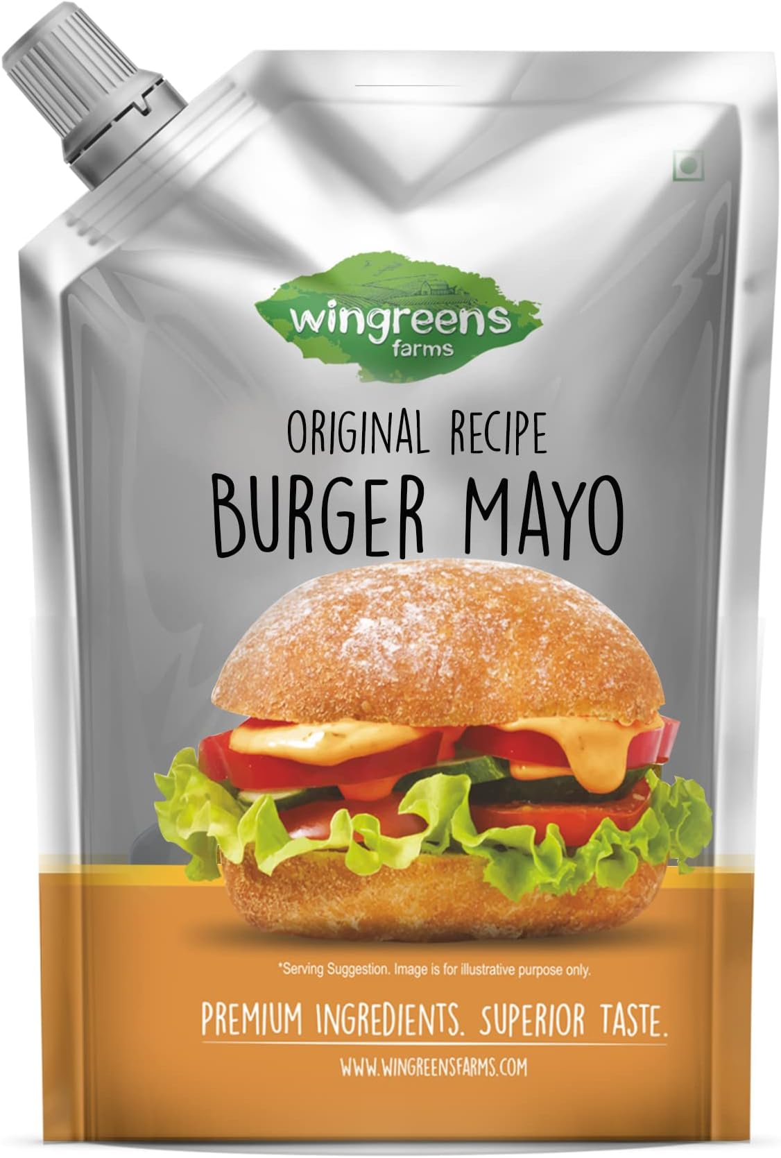 Wingreens Farms Burger Mayo, 450 grams