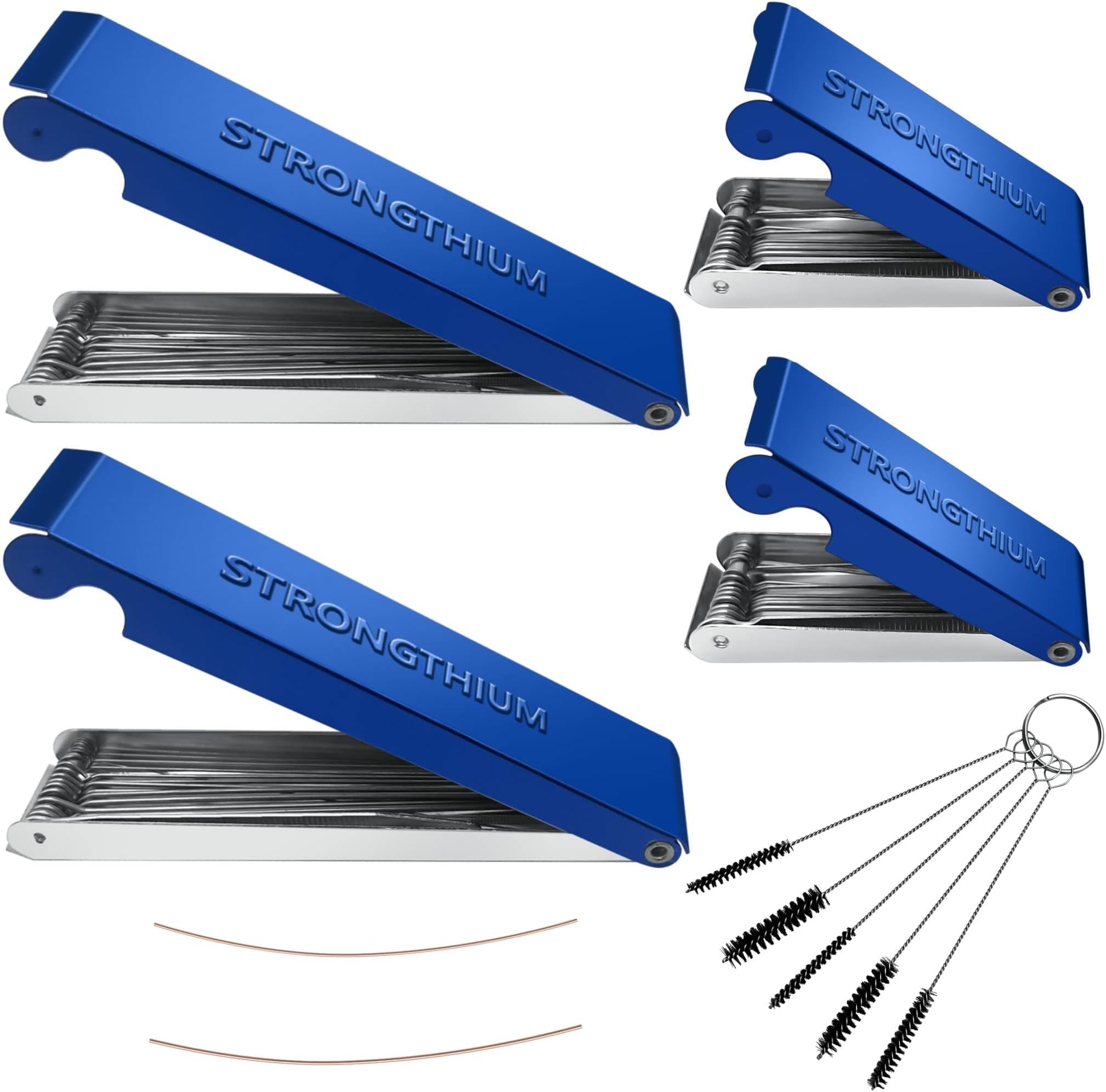 Strongthium Cutting Torch Tip Cleaner Tool kit for Welding Nozzles Carb Carburetor Jet Sprinklers and Stove Burner Gas Gap Shower Heads Orifices Wires Needles in Set