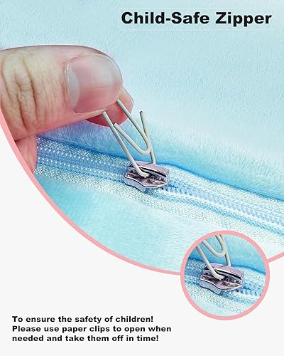 Miniatura 8 de MOONBEEKI Sofá cama plegable para niños, silla plegable de princesa para niños pequeños de 1 a 3 años, sofá cama para niños, silla tumbona plegable