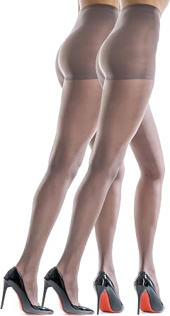 Silkies Womens Ultra Sheer Control Top Pantyhose, 2 Pair Pack | Lightweight, Comfortable, Perfect Fit