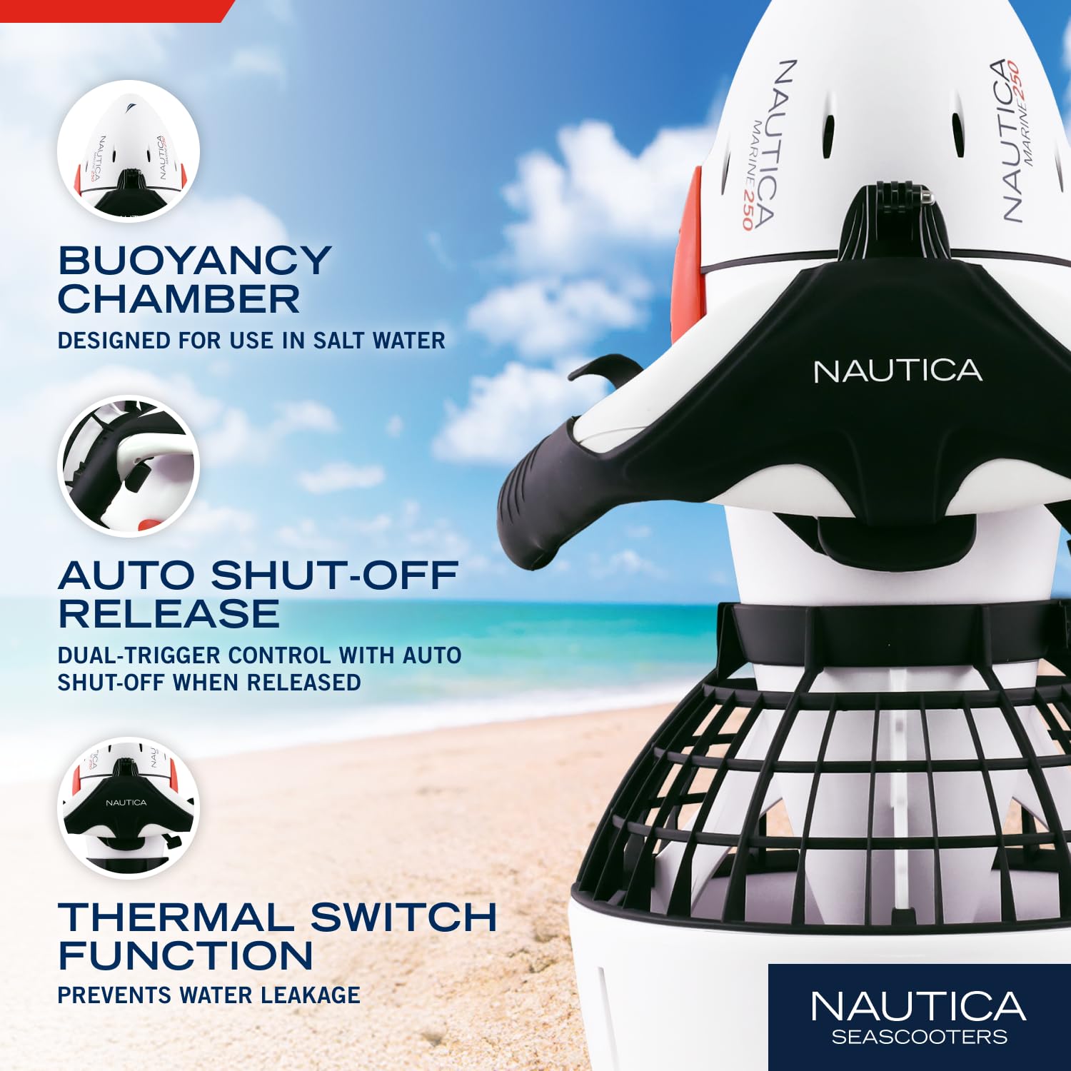 Amazon.co.jp: Nautica Marine 250 水中シースクーター。 : スポーツ