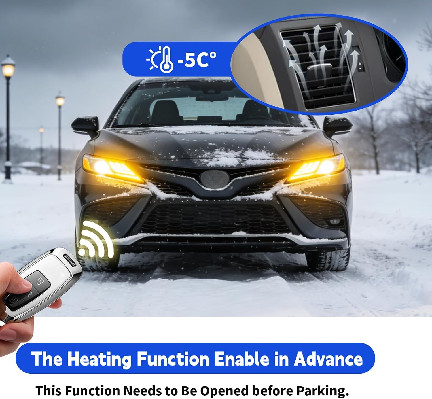 Car Remote Starter for Toyota Camry 2018-2022 with Push Button Start, Plug & Play, Only for Push-to-Start Ignition (Not for Turn Key), Gasoline Engine (Not for Hybird)