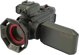 Camcorder Video Camera, Ultra HD 4K 53MP 50X Digital Zoom Vlogging Camera, Auto Focus, 3 Inch Screen 270 Degree Rotation, Hot Shoe, Support up to 512GB (Green)