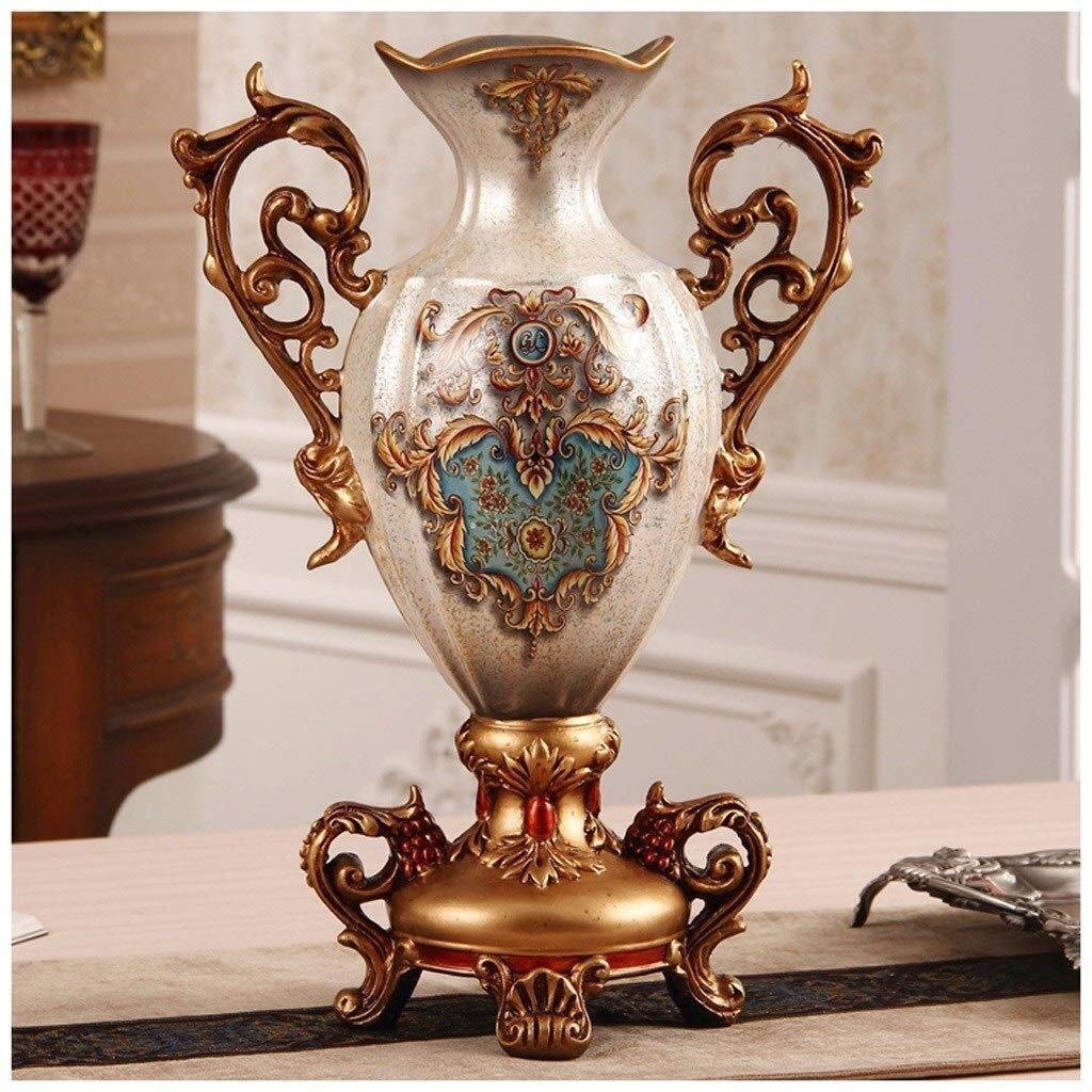 Vase rétro en résine pour chambre : créez une décoration florale unique pour Noël