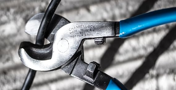 Channellock Cable Cutter 911 - High Carbon Steel Cable Cutting Tool - 9.5 In