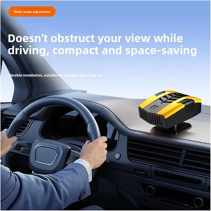 Calefactor Eléctrico Portátil 12V 150W Cerámico PTC para Auto miniatura 6