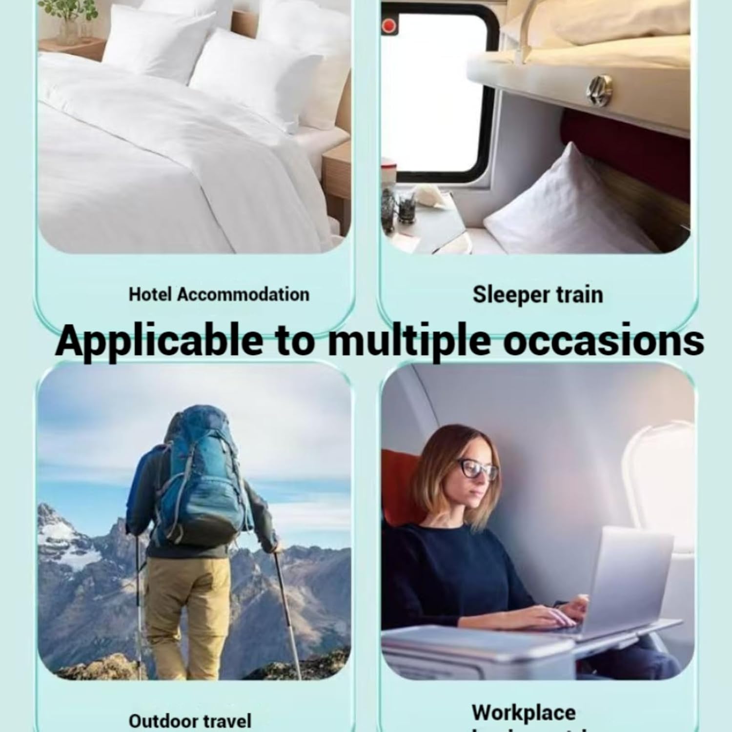 Disposable Pillow Case Covers for Travel,6 PCS, 32 x 20 image 5