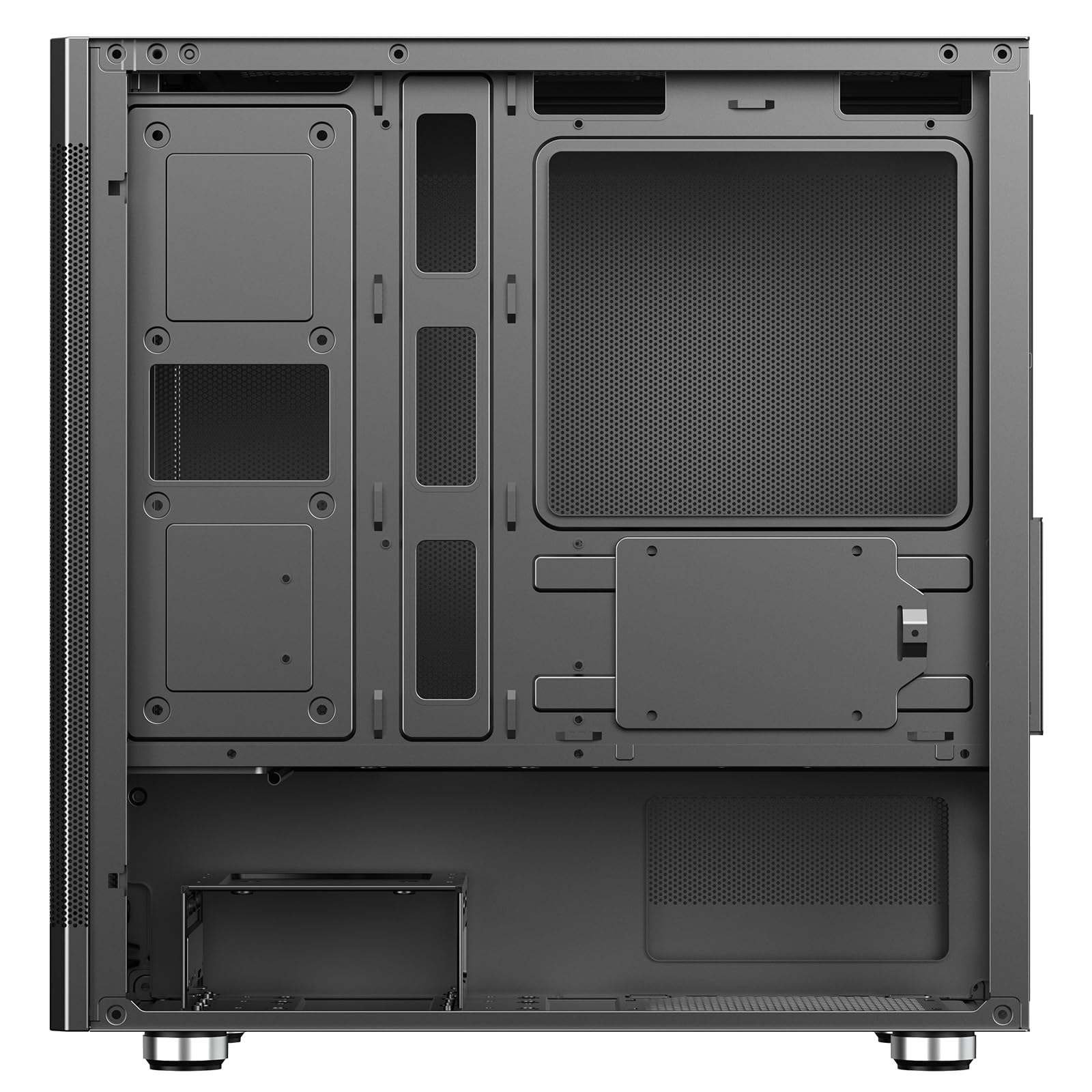 ITEK CASE MINI TOWER PROMESH 35B GAMING OFFICE TYPE-C, 2xUSB3, 3 LATI MESH - 3