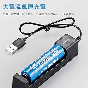 Amazon | 急速充電 USB急速充電器 リチウムイオン充電池用 バッテリー