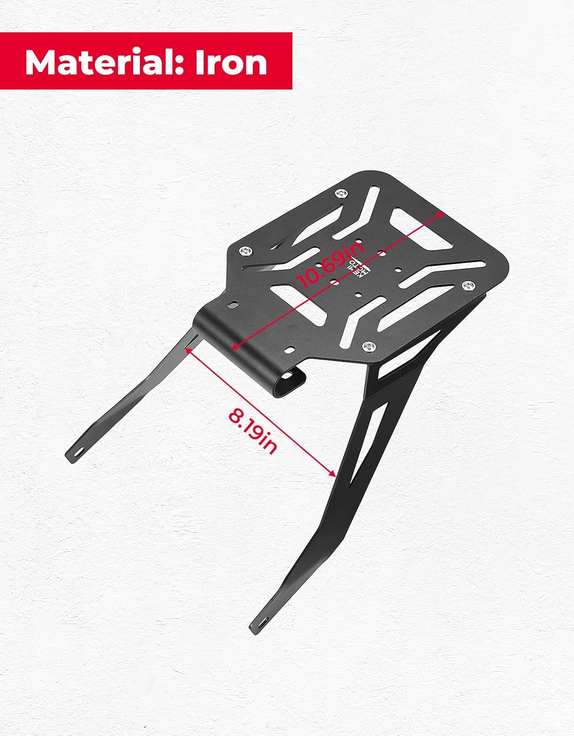 KEMIMOTO Motorcycle Rear Rack Compatible with Ruckus 2002-2025 Rear Tail Storage Cargo Rack Storage Bracket