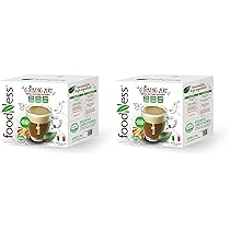 foodNess – 1 Box da 10 Capsule di Ginseng Zero, Capsule Compatibili con Sistema Dolce Gusto, Preparato in Polvere Senza Additivi, Senza Glutine, Lattosio, Grassi Idrogenati e Zuccheri Aggiunti