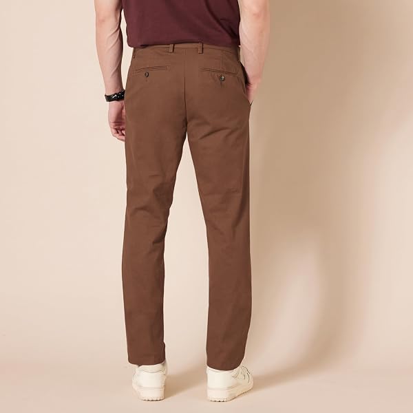 Amazon Essentials Men's Slim Fit Wrinkle-Resistant Flat-Front Work Chino Trousers - 2