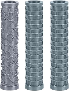 3Pcs Texture Roller for Clay, 3D-Printed Clay Texture Roller, Ideal for Tabletop, Clay Crafts