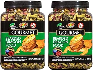 Zoo Med Gourmet Bearded Dragon Food, 8.25 oz each (Pack of 2)