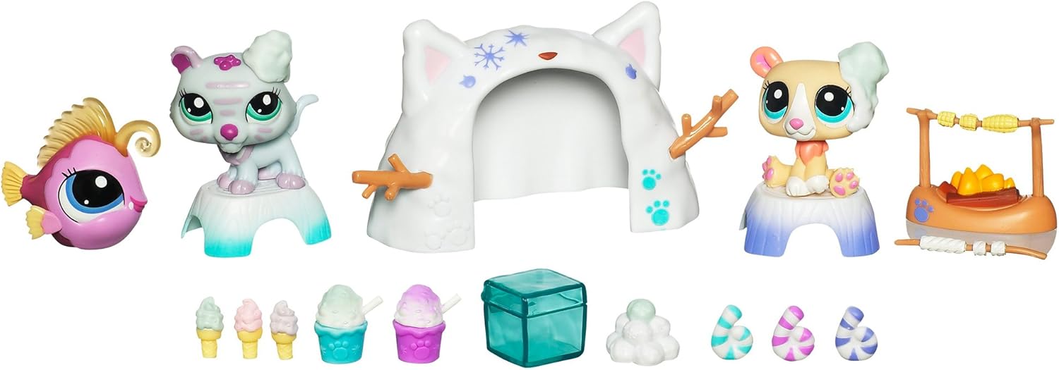 Littlest Pet Shop Themed Play Pack - Winter Ice Capades
