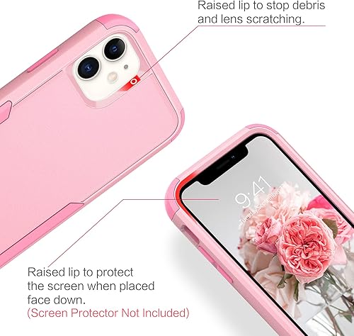 Miniatura 5 de BENTOBEN Funda para iPhone 11, funda para teléfono iPhone 11, resistente 3 en 1, cuerpo completo, resistente, a prueba de golpes, híbrida de