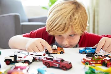 Hot Wheels Toy Cars or Trucks 5-Pack Bundle, 3-Themed Sets of 5 1:64 Scale Die-Cast Vehicles for Kids & Collectors, 15 Total (Styles May Vary)