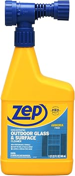 منظف Zep Hose-End في الهواء الطلق - 32 أونصة - U49910 - رائع للزجاج والسطوح الخارجية