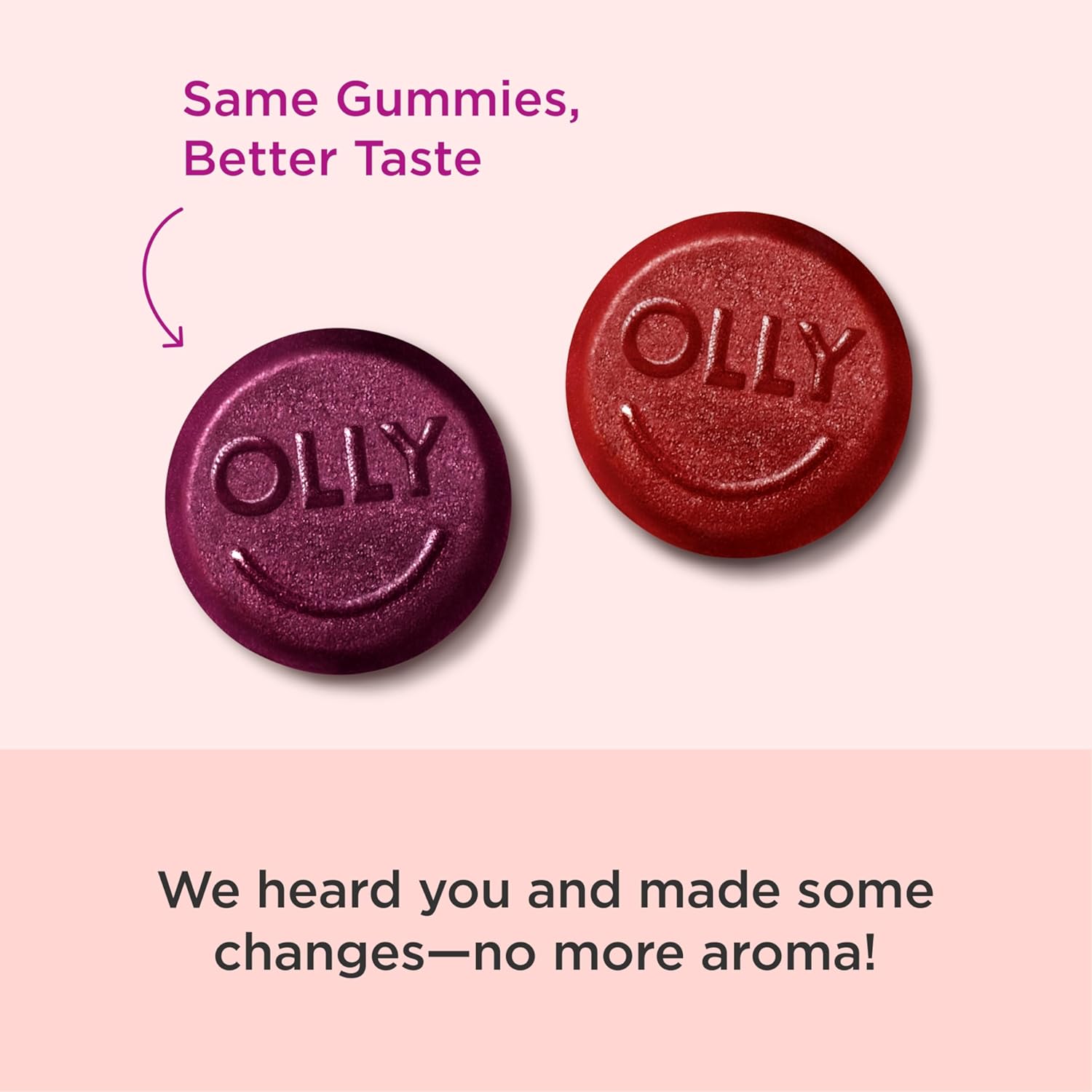 OLLY Men's Multivitamin Gummy, Vitamins A, C, D, E, B, Zinc, Blackberry Flavor, 45 Day Supply - 90 Count - Image 2