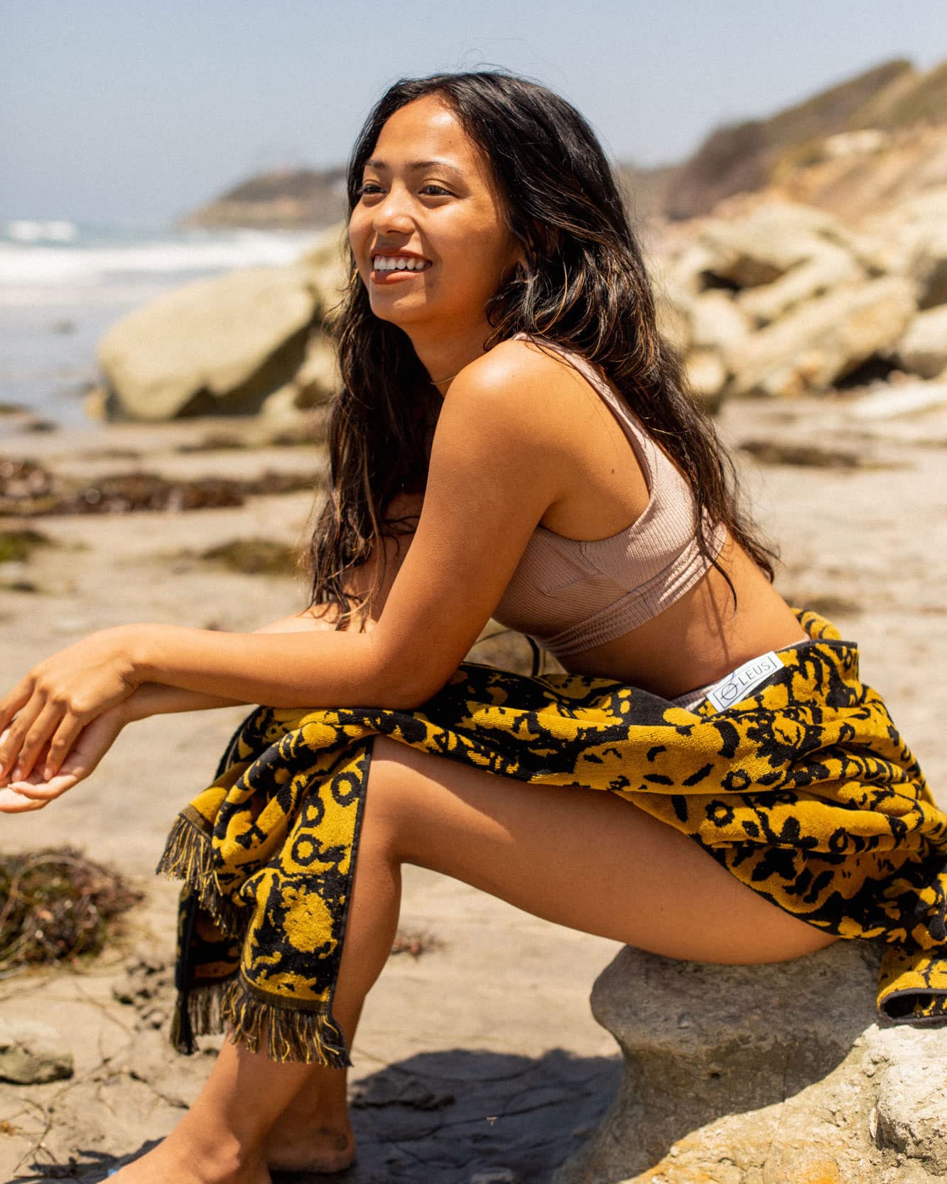 Amazon.co.jp: LEUS (レウス) BEACH ECO TOWEL (CONNER COFFIN