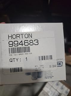 Horton Fan Idle Speed Monitor 994683
