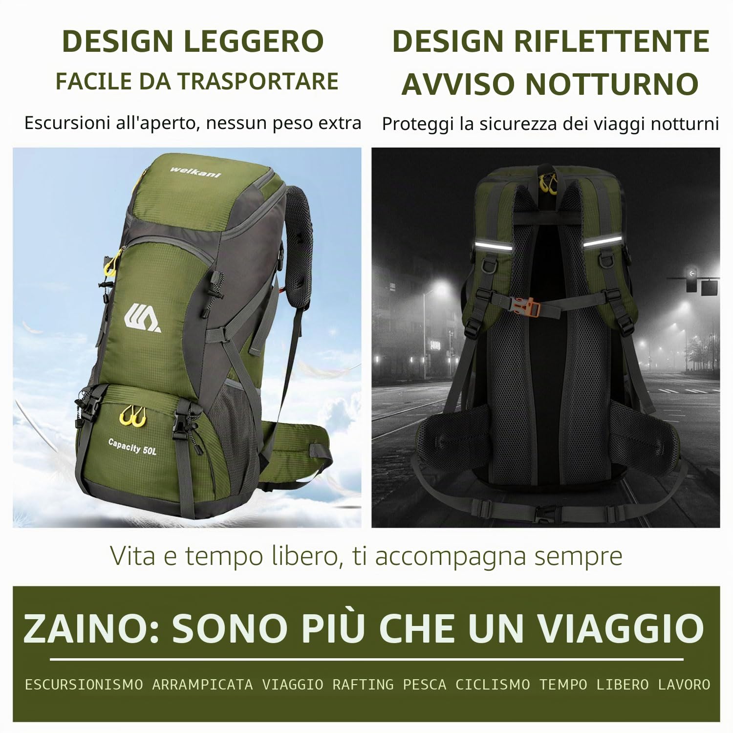 Favuit Zaino da trekking da 30 l, da uomo e da donna, ultraleggero, pieghevole, da viaggio, per escursioni, arrampicata, per viaggi, alpinismo, campeggio, attività all'aperto, viaggi, sport