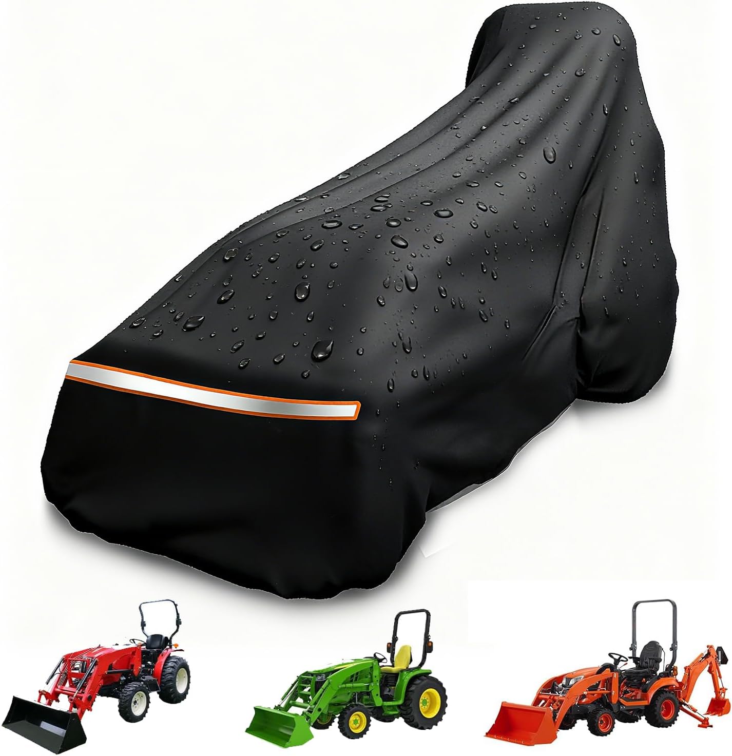 Tractor Cover?Tractor Covers Waterproof Heavy Duty(189L x 76 W x 86 H in? 600D Oxford Cloth Waterproof Universal Cover?UV Protection, Dustproof-– All Weather Protection with Storage Bag