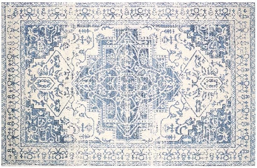 The Lakeside Collection Vintage Medallion Washable Area Rug Accent Rug or Runner Rug - Accent Rug 20x34