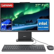 Lenovo IdeaCentre 24" FHD All-in-One Desktop Computer, Intel N100 Processor