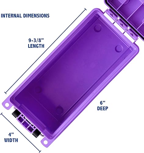 Miniatura 3 de Sheffield - Caja de almacenaje 12634, color blanco ártico, Morado